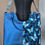 Miniaturbild: 2in1-Virginie Shopper Tasche - Schmetterlinge blau