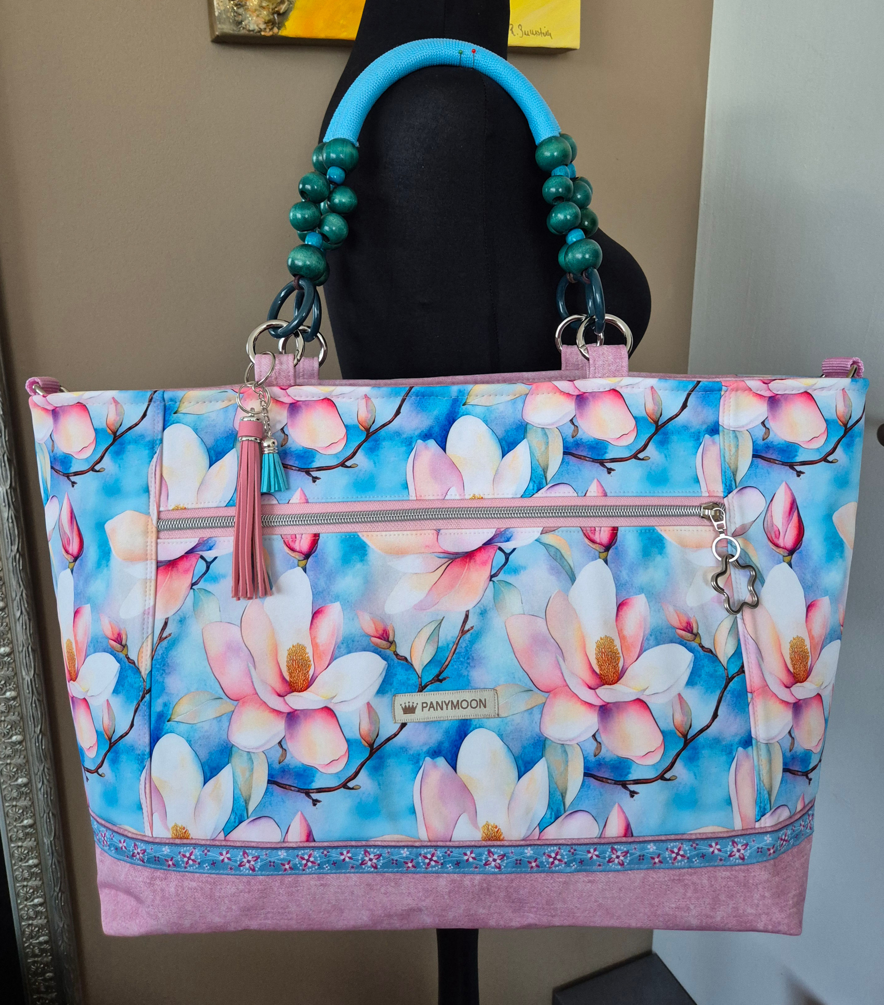 Allzweck-Büro/Badi Tasche Gr. XL Exklusiv 2026 - Magnolien rose