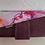 Miniaturbild: Portemonnaie gross standard - Blütenzauber in pink-pflaume
