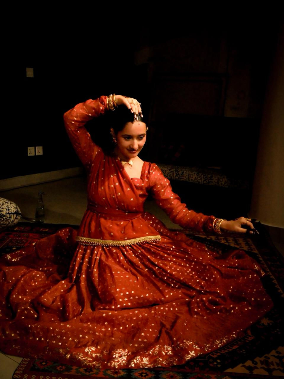 Thumbnail: Cinnamon Anarkali 3-piece