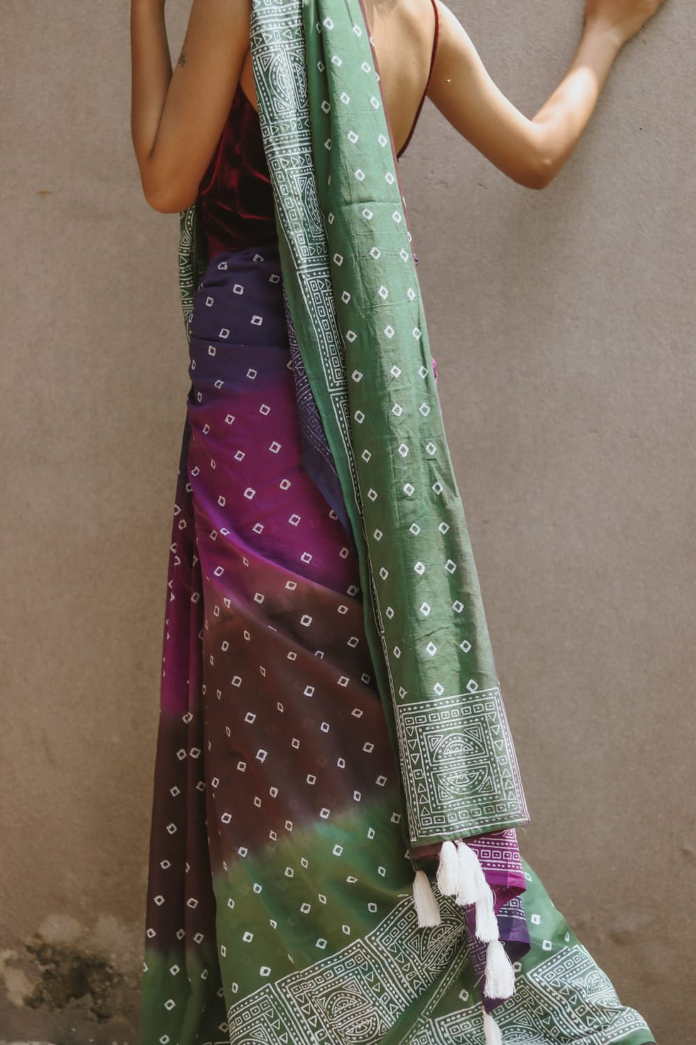 Thumbnail: The Black Rose Saree 1