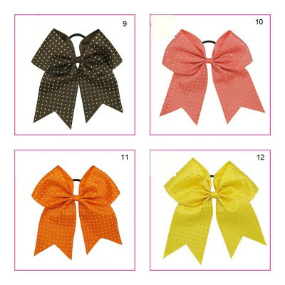 Thumbnail: 8" Bling Cheer Bows (Colors #1-#19)