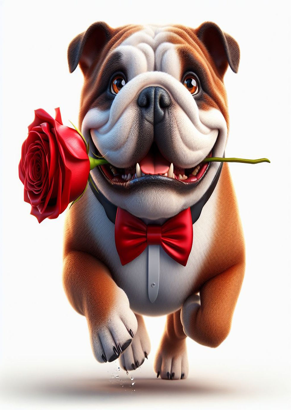 Bulldog art print