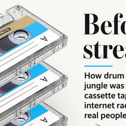Before streaming : How drum and bass and jungle was shared through cassette tapes, pirate radio, internet radio, raves and real people.