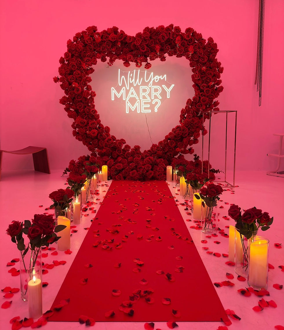 Thumbnail: Romantic proposal setup