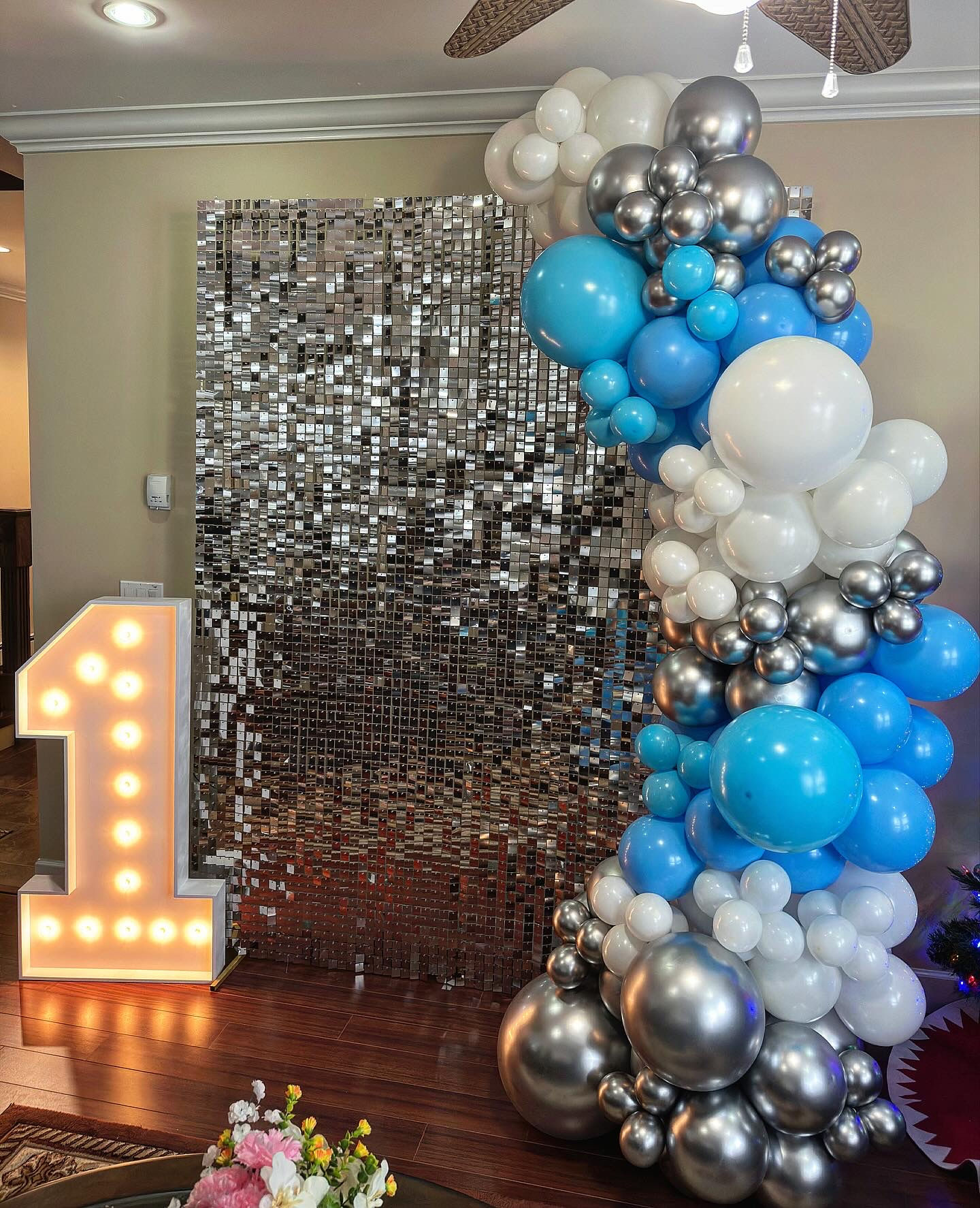 First birthday backdrop