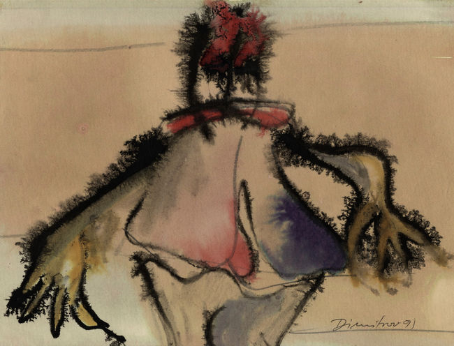  Da série Krik | 1991
Aquarela, Nanquim e Lápis sobre papel Sulfite | Série com 40 desenhos | 21 x 29cm
