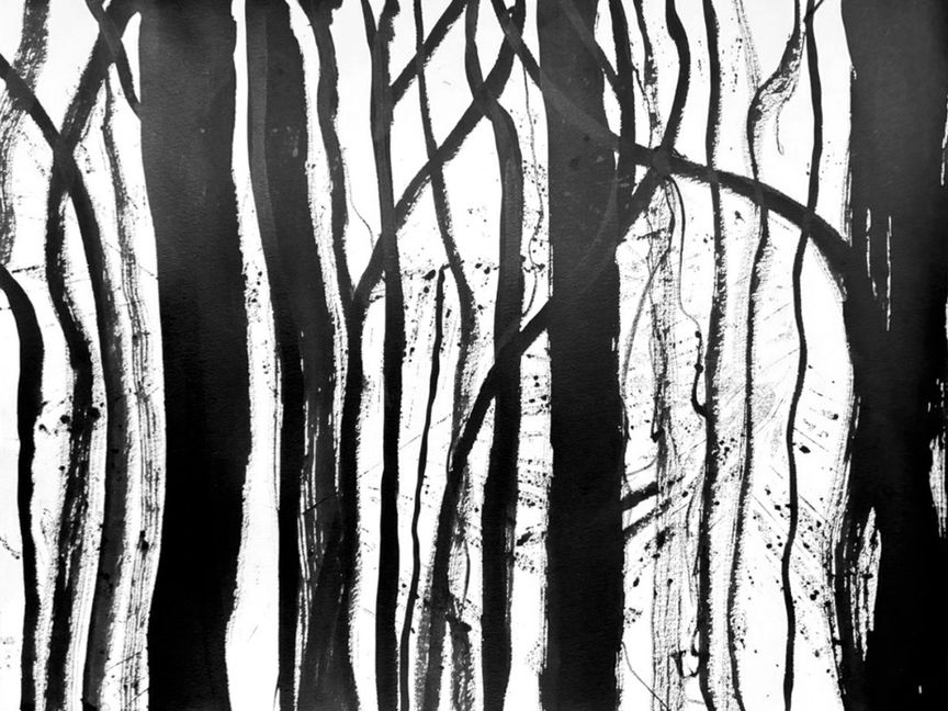 Mangue 3 | Ink on paper | 50x65cm