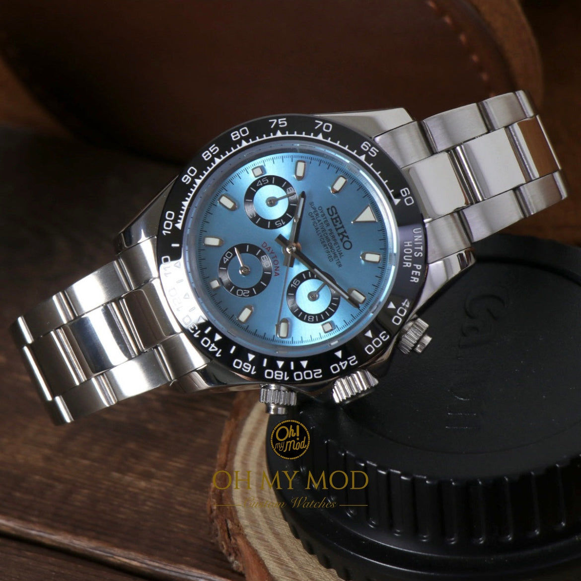 Seiko Daytona Platinum Ice Blue