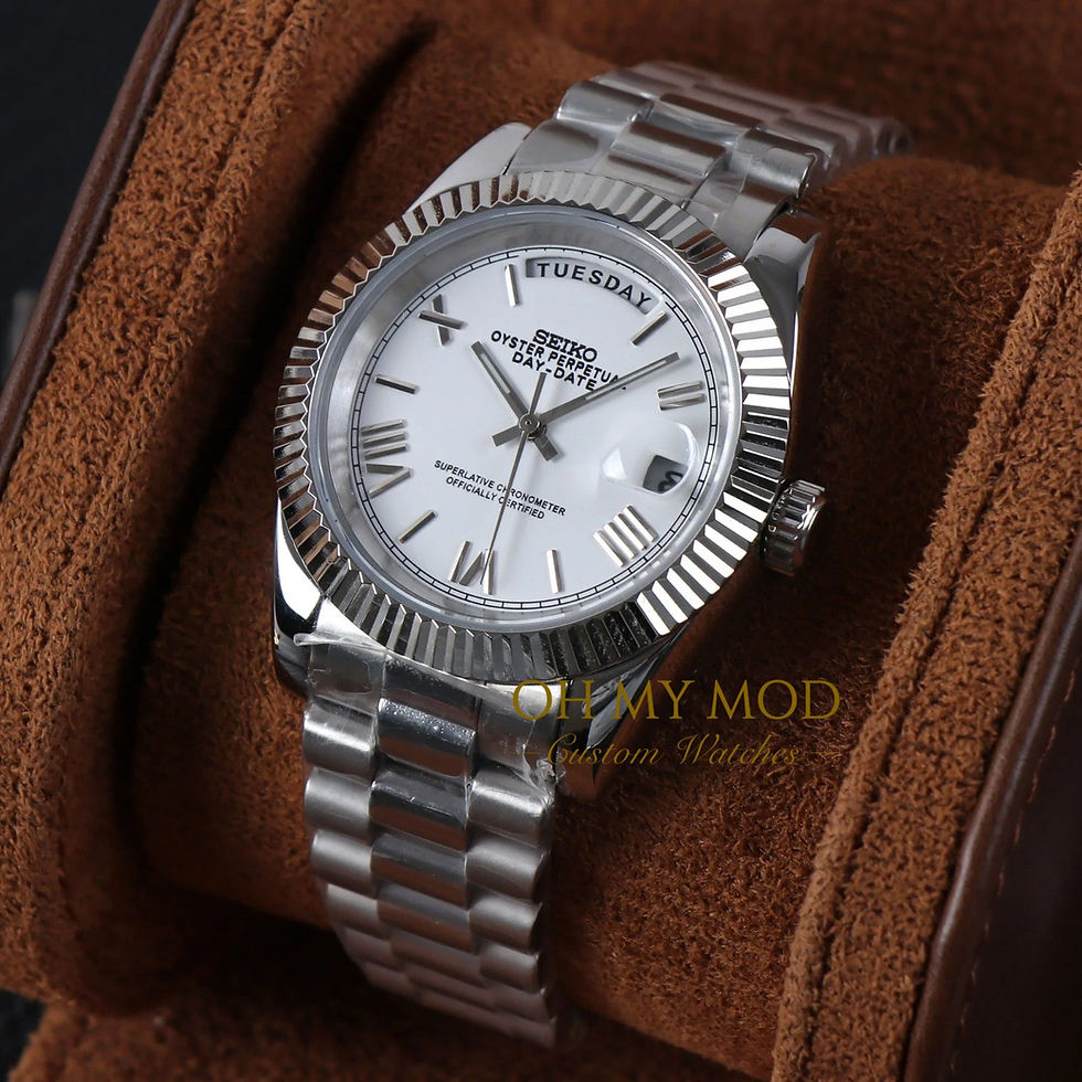 Thumbnail: Seiko Daydate Pearl White