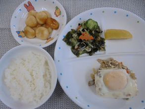 10月20日(火)今日の給食