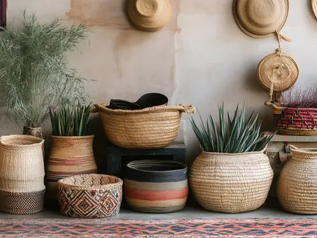 Decorating with Baskets: How Handwoven Accents Elevate Neutral, Earthy & Minimalist Spaces