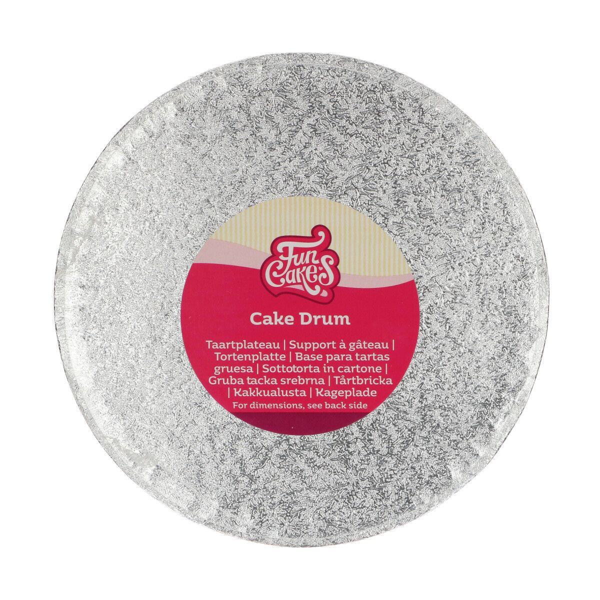 streborný podnos na tortu