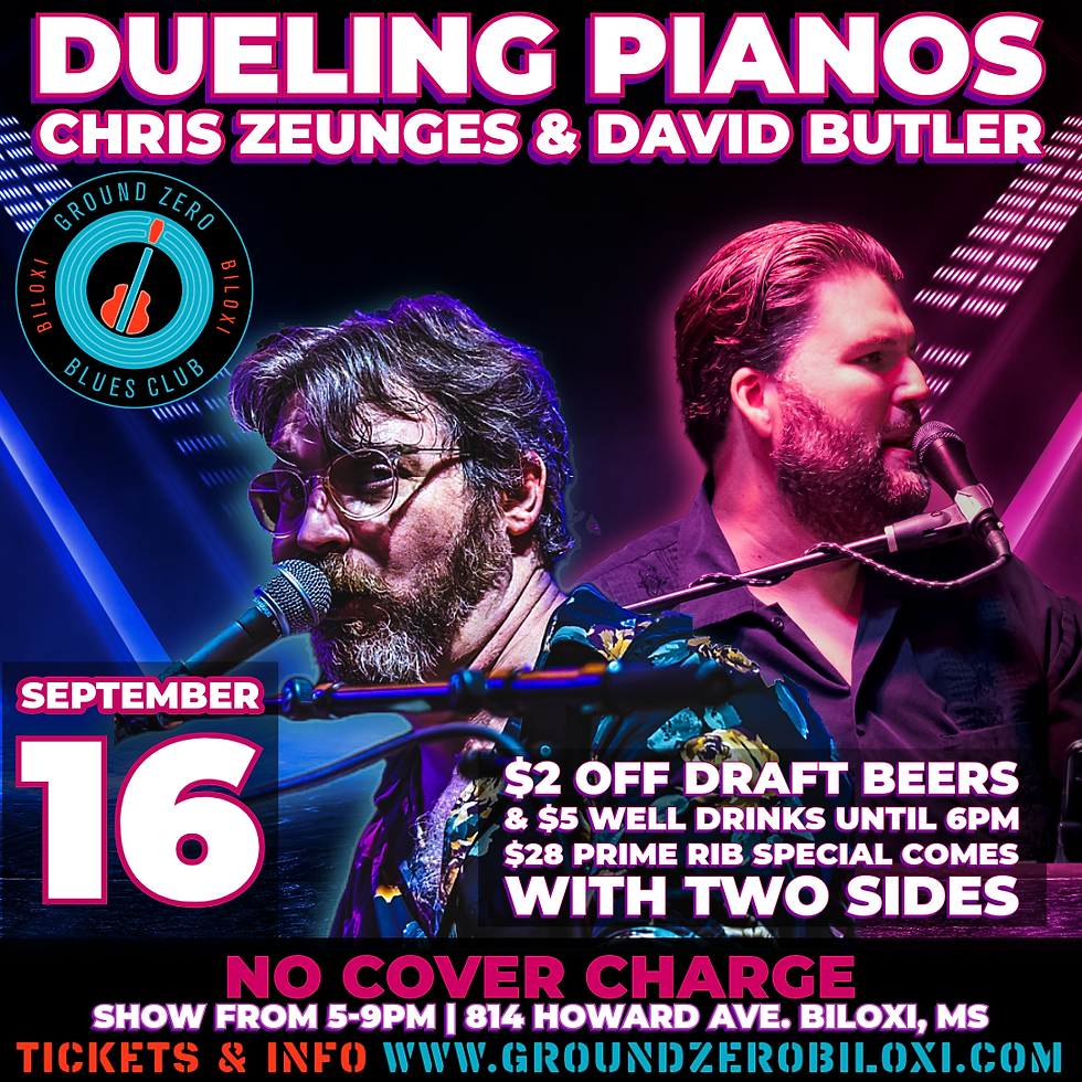 Dueling Pianos with Chris Zeunges & David Butler