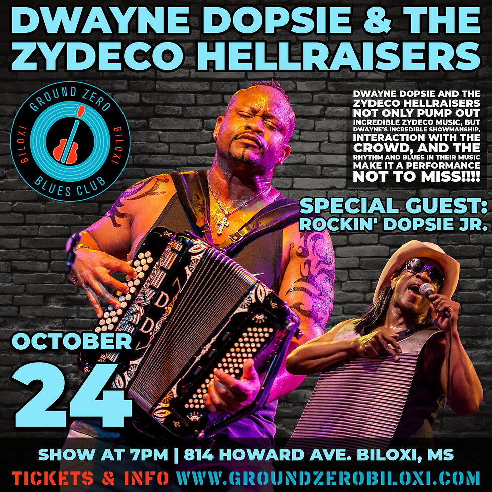 Dwayne Dopsie & The Zydeco Hellraisers with Special Guest Rockin' Dopsie Jr.