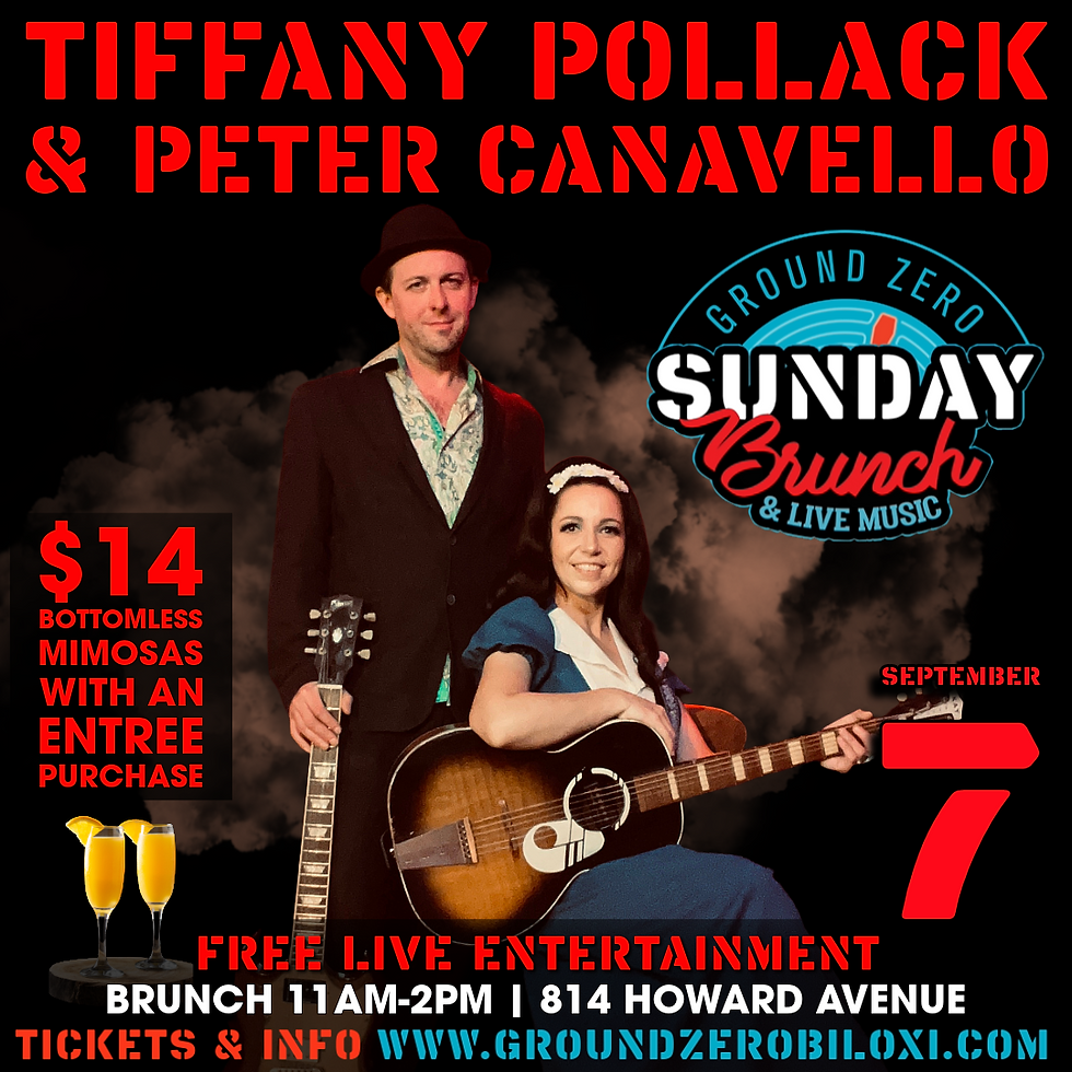 Sunday Brunch with Tiffany Pollack & Peter Canavello Duo