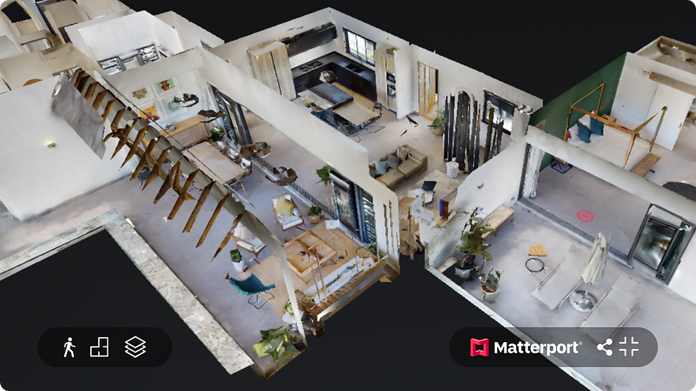 Imagen de un recorrido virtual hecho con la plataforma de Matterport