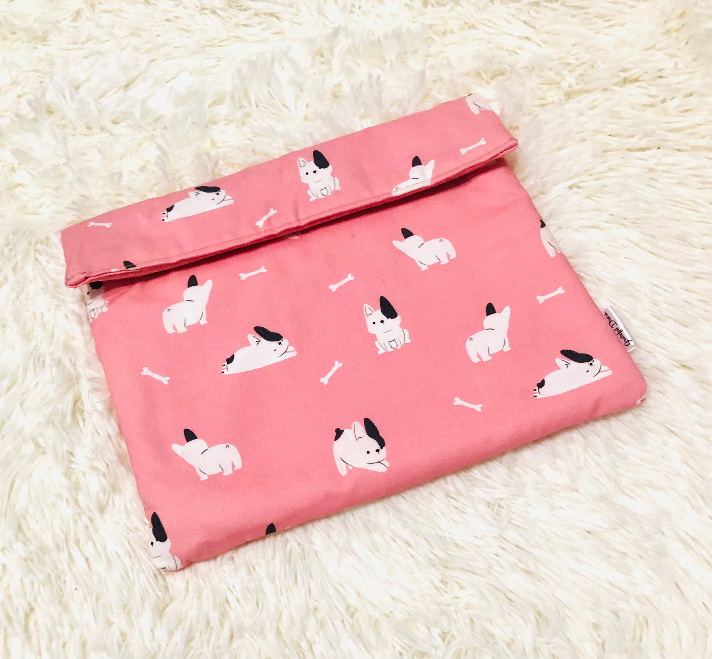 Puppies & Bones iPad / Kindle Case with Gold Chain