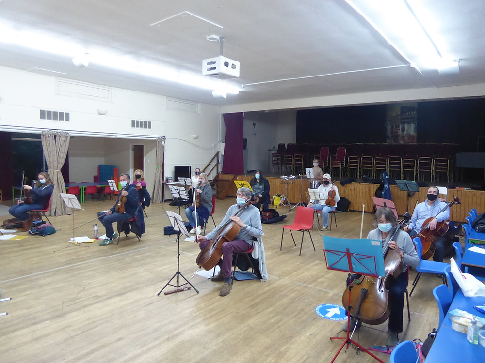 NDCO social distance sectional rehearsal