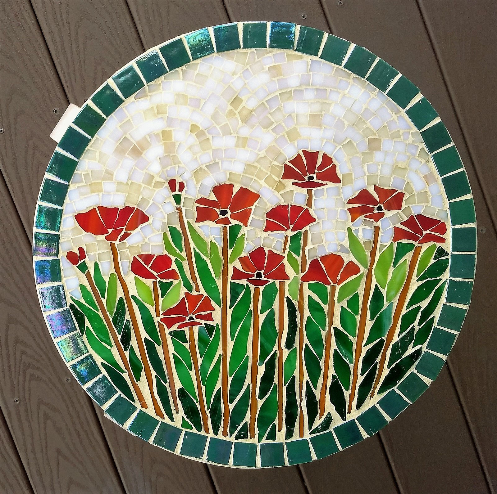 Red Poppies coffee table