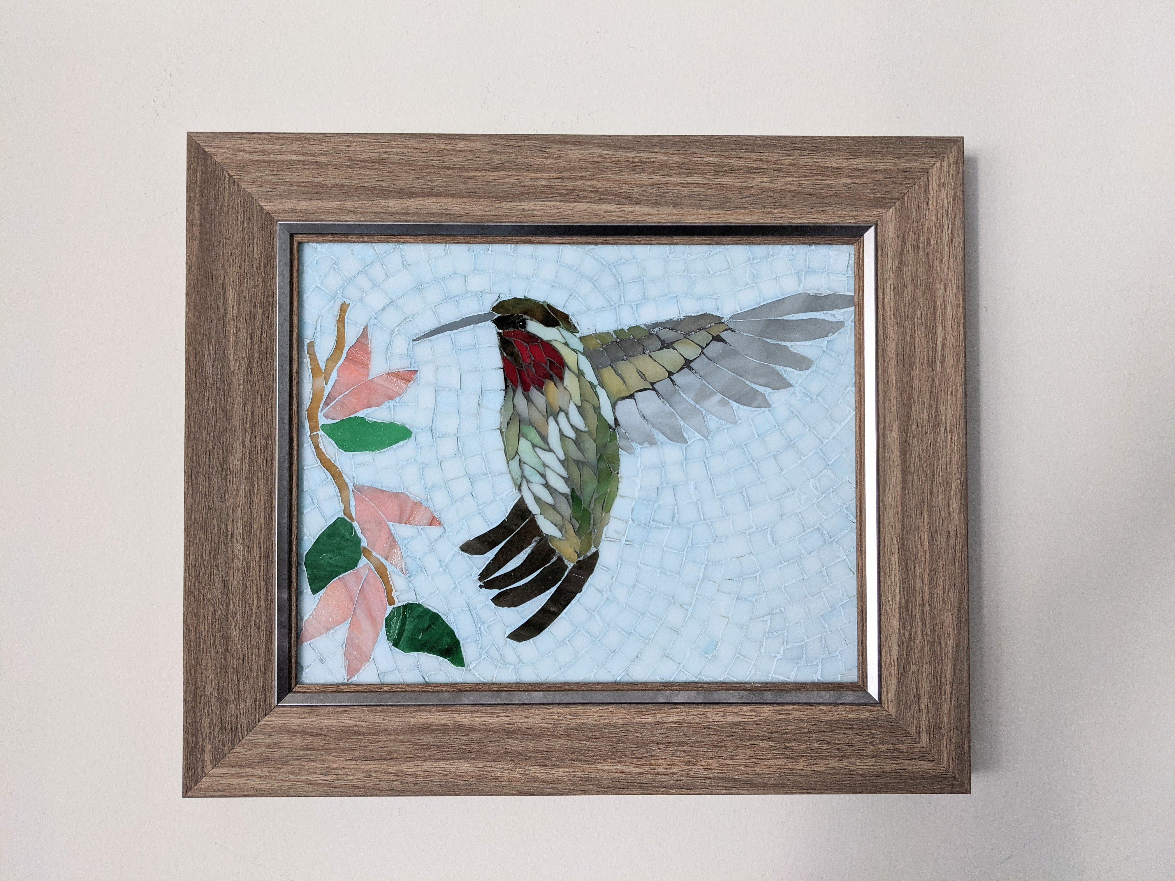 Ruby throated hummingbird