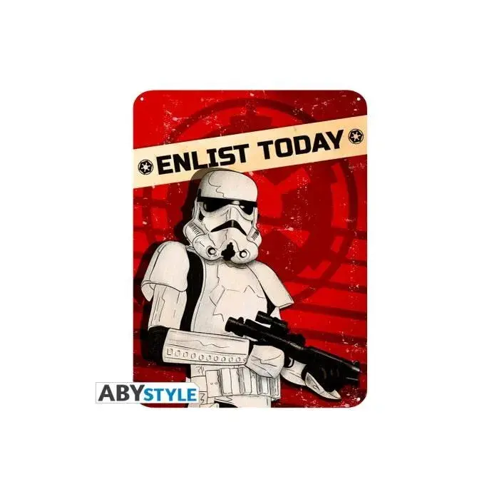 star wars - plaque metal - abystyle