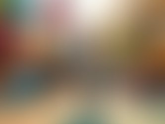 Eye-level view of a colorful playground with children playing