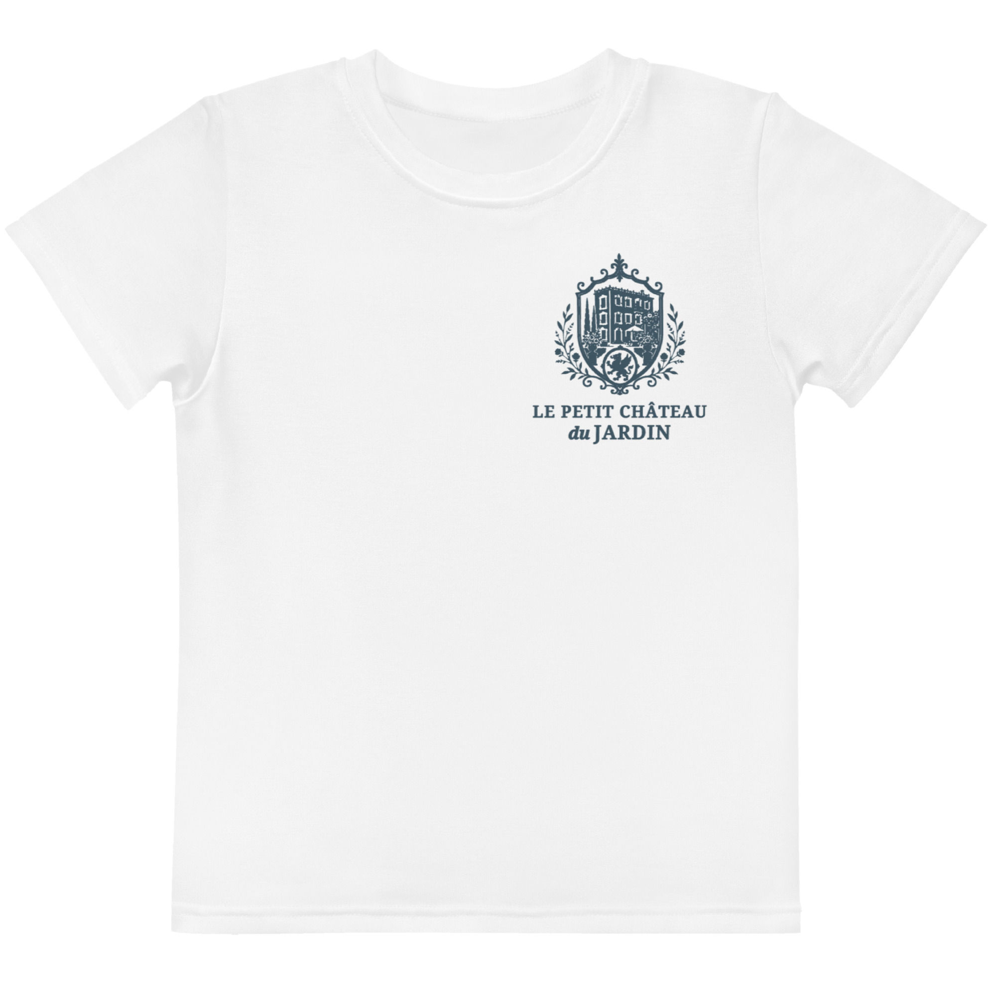 Le Petit Chateau Kids T-Shirt Navy Logo