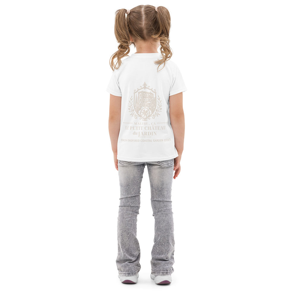 Thumbnail: Le Petit Chateau Kids T-Shirt Sand Logo