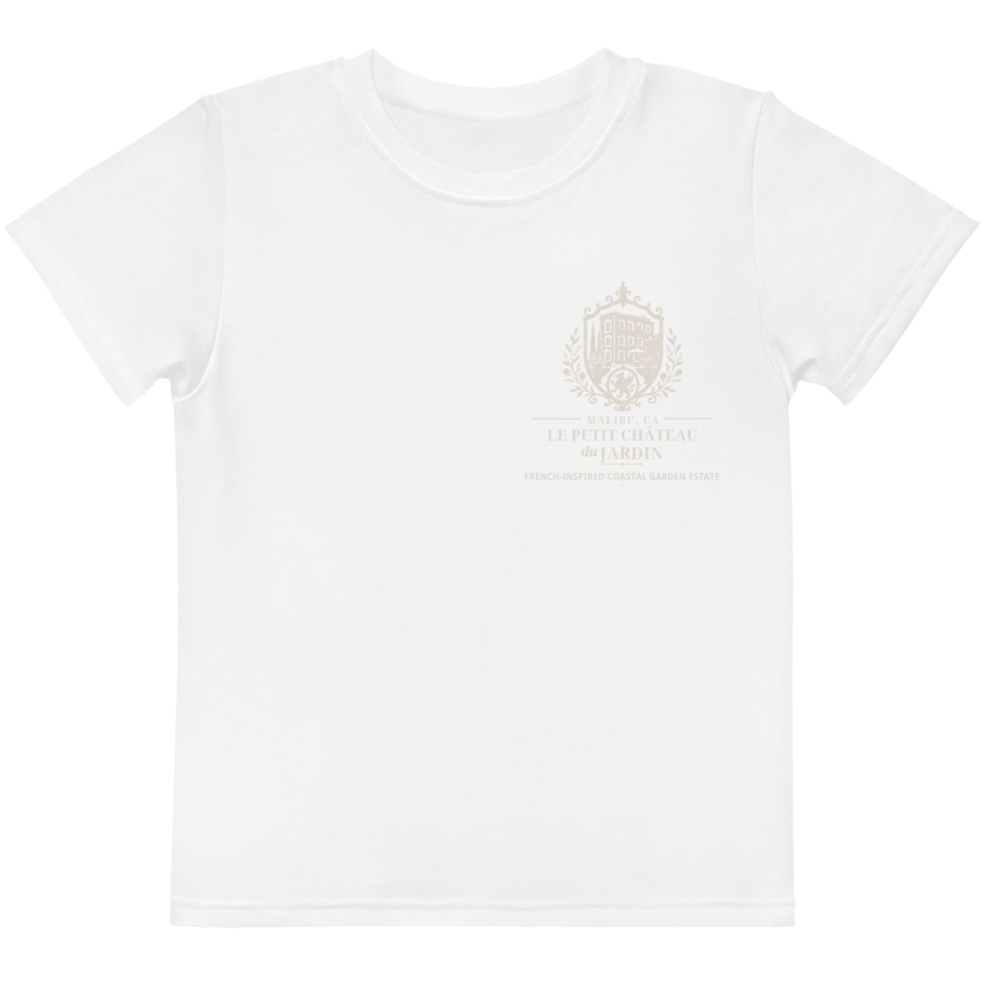 Le Petit Chateau Kids T-Shirt Sand Logo