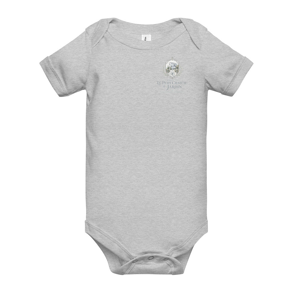 Thumbnail: Le Petit Chateau Signature Baby Colorful Onesie Logo