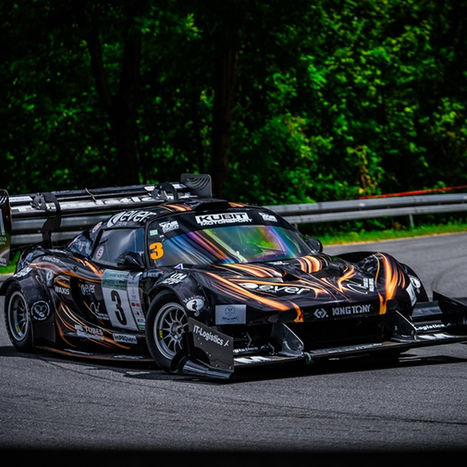 Sebastian Matuszewski driving his Lotus Exige K24 Turbo during the 2025 Polish Hillclimb Championship, winning Wyścig Górski Magura Małastowska.