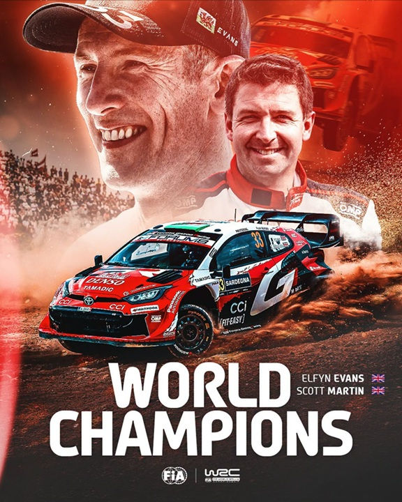 Elfyn Evans World Champion 2026