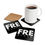 Thumbnail: FRE BLACK Coaster Set