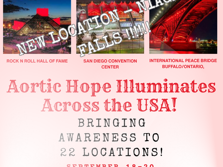 Aortic Hope Illuminates Across the US!