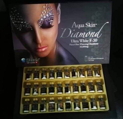 does oral glutathione work Aqua Skin Diamond Ultra White F 30 Sessions Skin Whitening Injection