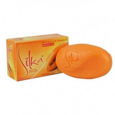 SILKA PAPAYA SKIN WHITENING SOAP | KOOVIKA