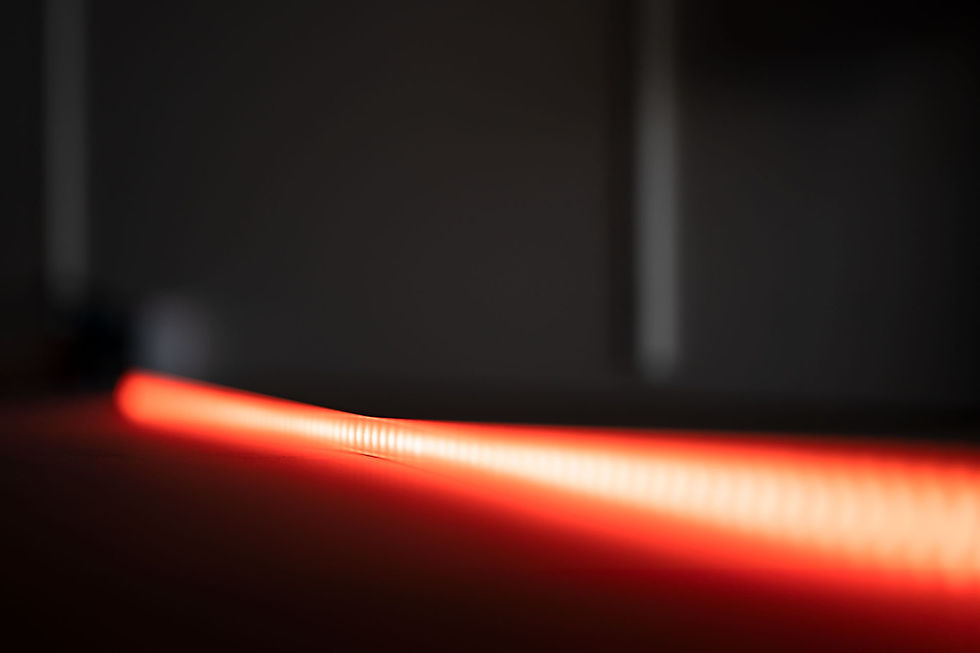 Lichtleisten als Lichtwerbung mit Art 4 Sign