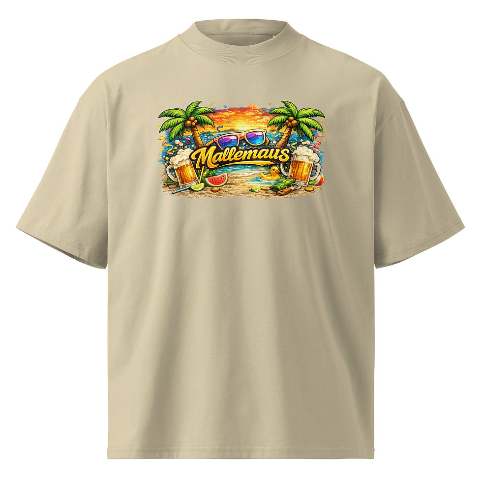 Miniaturbild: Oversized T-Shirt Mallemaus Brille