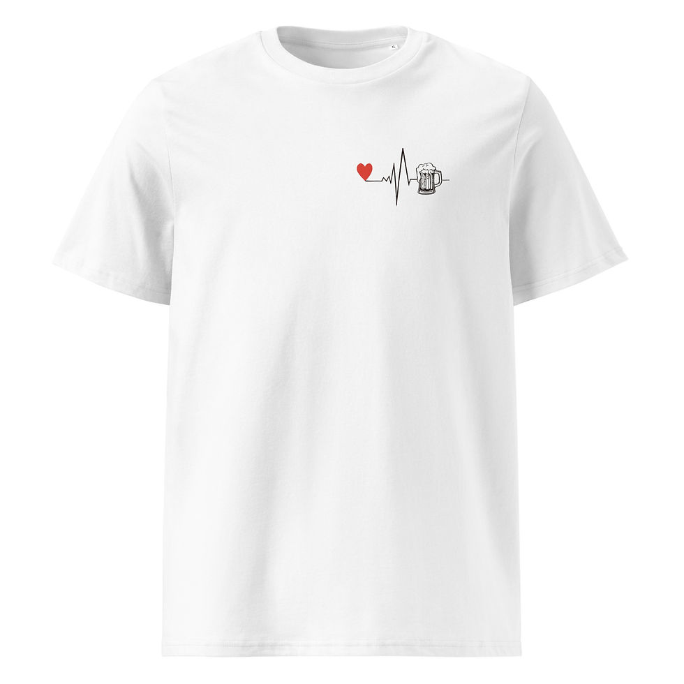 T-Shirt Herzschlag Bier