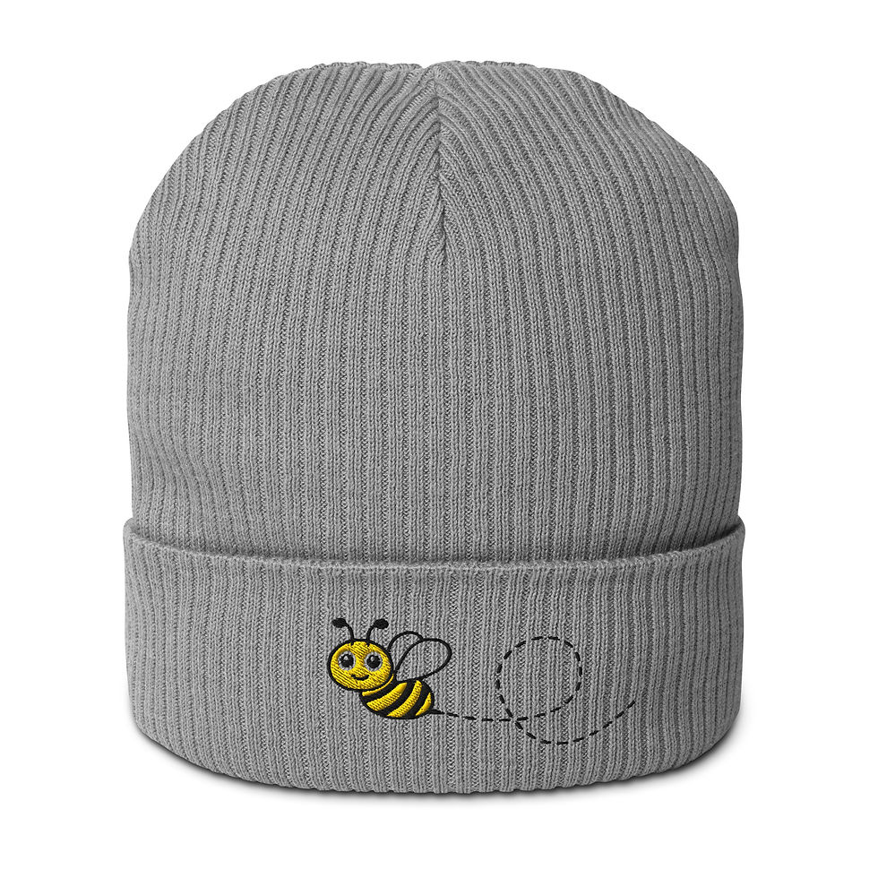 Miniaturbild: Gerippte Mütze Bee2