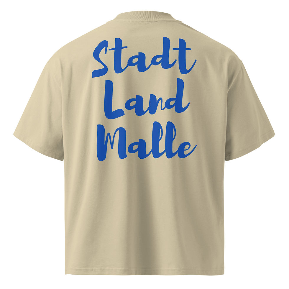 Miniaturbild: Oversized T-Shirt Stadt Land Malle