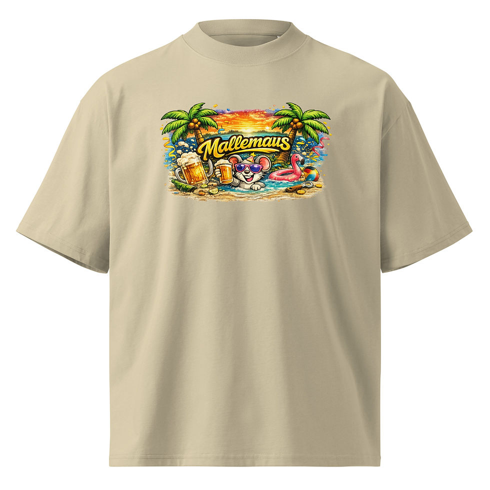 Miniaturbild: Oversized T-Shirt Mallemaus Maus
