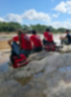 Jewels (pictured far left) while performing S&R operations.