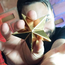 Estrela 3D feita de Papel