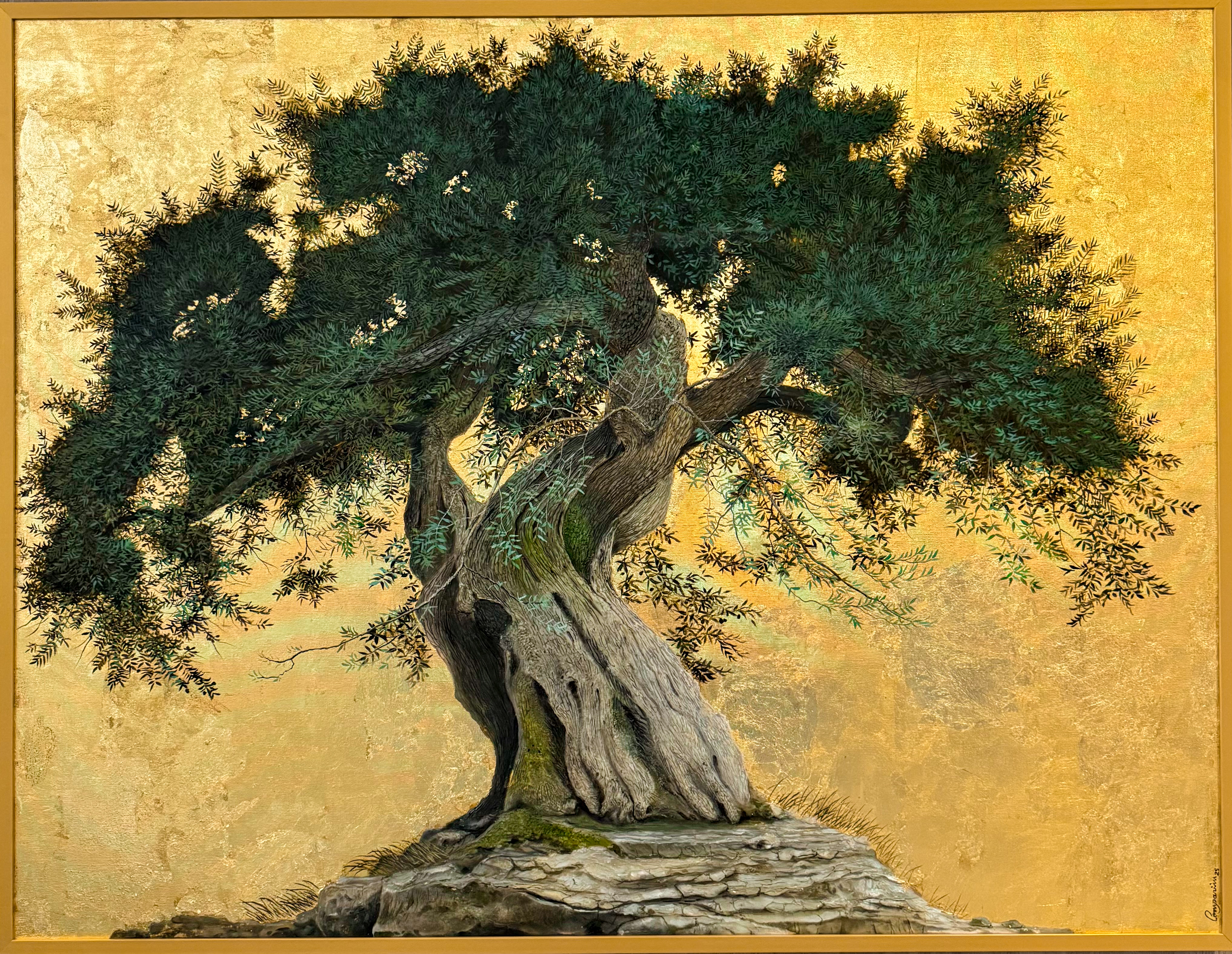 Óleo sobre tela do artista Gustavo Comparim 