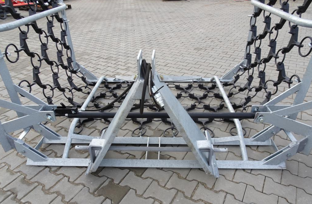Wiesenschleppe Schleppe Egge Striegel 5m 3-reihig hydr
