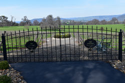 gate sign vineyard