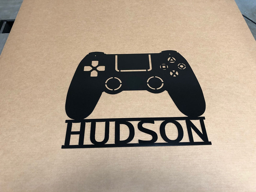 Thumbnail: Game Controller Sign - Custom Gaming Controller - PlayStation Game Controller - 