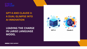 An animated, vibrant illustration depicting two distinct abstract representations of advanced AI. One side, representing GPT-4, features swirling circuits and data streams, while the other, representing Claude 3, shows colorful interconnected lines and shapes, symbolizing their unique technological innovations within large language models.